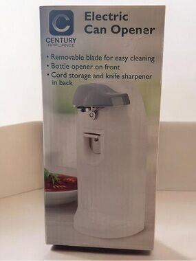 Electric Can Opener - White